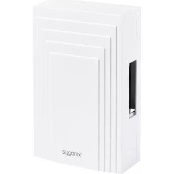 Sygonix SY-5491840 trådbunden ringklocka 8-12V AC/DC 85dB vit