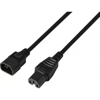 Sygonix SY-7154356 nätkabel CEE 7/7 till IEC C13 1,8 m svart