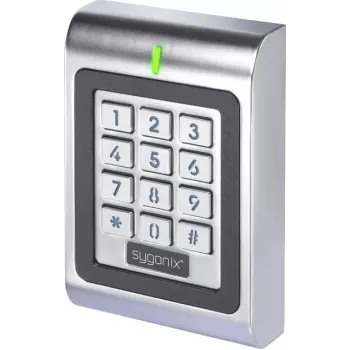 Sygonix kodtangentbord SY-6879940 RFID 12/18V DC IP66 utanpåliggande svart (SY-6879940)