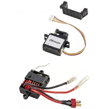 Reely RE-8705337 elektronikset för Carbon Fighter III (2,4 GHz-mottagare, 40A borstad fartreglage, styrservo)