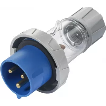 Sygonix SY-5873150 CEE husvagnskontakt 32 A 3-polig 230 V/AC IP67 transparent