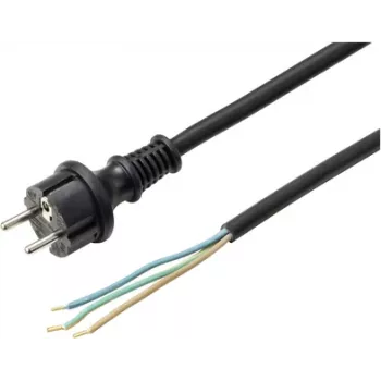 Sygonix SY-6029108 nätkabel Schuko till IEC C13 3 m svart