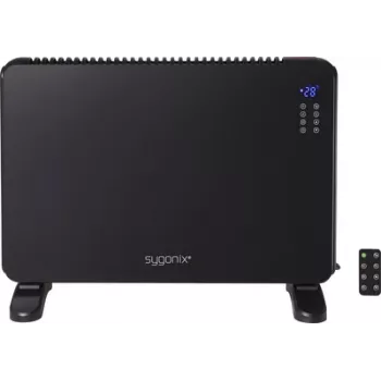 Sygonix SY-6735640 konvektorvärmare 2000 W, för rum upp till 20 m², svart