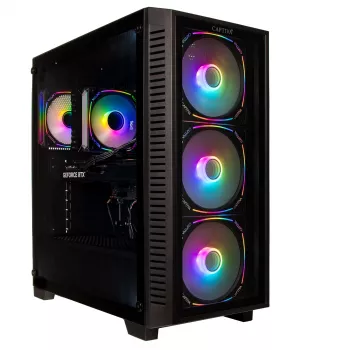 Captiva Highend Gaming R10-3600 spel-PC (Ryzen 7 7800X3D, RTX 5070 12GB, 32GB, 1TB SSD, Windows 11 Home)