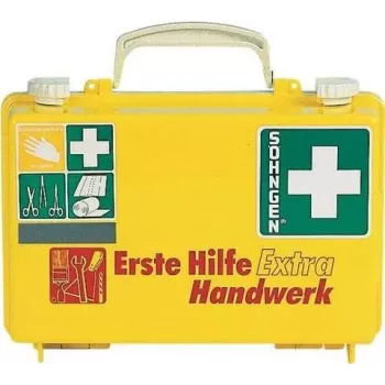 SÖHNGEN första hjälpen-låda EXTRA HANDW DIN 13157 väggmonterad ABS-hölje orange O320125