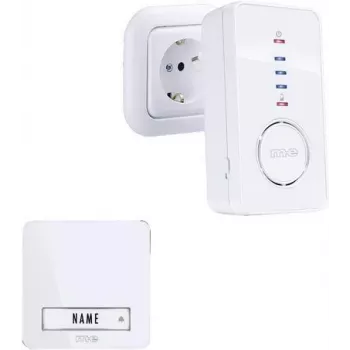 m-e modern-electronics 41098 trådlös dörrklocka-set