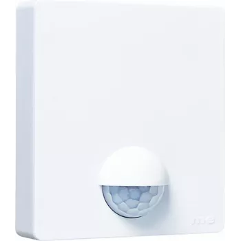 M-E MODERN-ELECTRONICS m-e 41442 rörelsedetektor 120° vit IP54