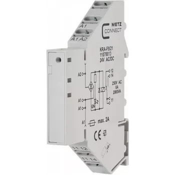 METZ CONNECT 11070013 relämodul 24 V DC 1 CO vit