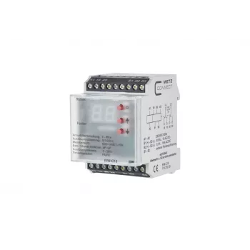 METZ CONNECT EIW-C18 industriuttag, Schuko, DIN-skena, 230 V, 8 A, vit 11027205