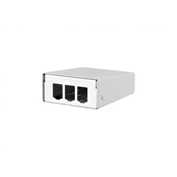 METZ BTR E-DAT modul utanpåliggande hölje, 3-fack, obestyckat, renvit RAL9010 130861-0302-E