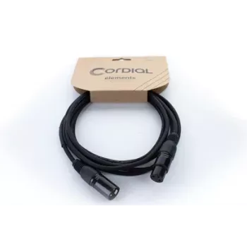 Cordial ED 2 FM XLR-anslutningskabel 2 m svart (14900)