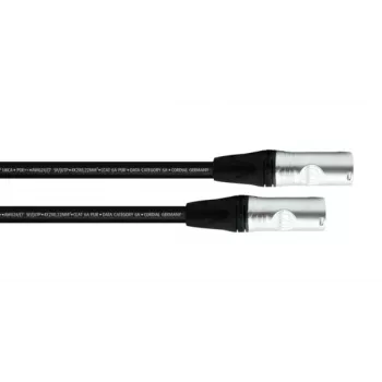 Cordial 15622 CAT 6a SF/UTP patchkabel 5 m svart PUR
