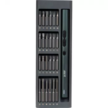JOY-IT WE-0002 62-delat elektriskt precisionsskruvmejselsset med magnetetui