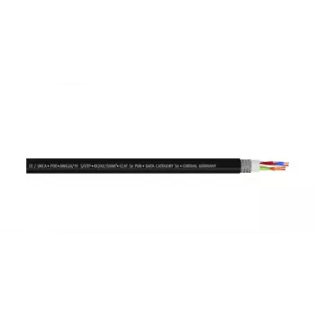Cordial 15557 CAT 5e S/UTP patchkabel, RJ45, 1,5 m, svart, PUR