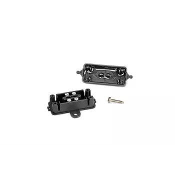 HellermannTyton 435-01650 HelaCon Easy 5-polig push-in-koppling, svart, 0,5-2,5 mm², 24A, 450V, halogenfri