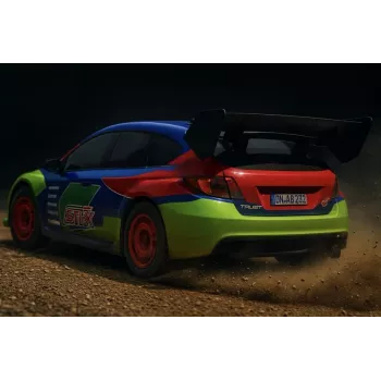 Absima 1:10 EP Rally STi-X Brushless 4WD RTR RC-bil med batteri och laddare (12234)