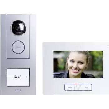M-E MODERN-ELECTRONICS VISTUS VD ALU-6710 S kabelanslutet video-porttelefonsystem, silver 41174