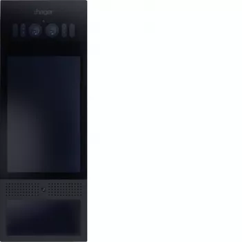 Hager RTQ540X utomhusstation video touch-display IP RFID PIN porttelefon