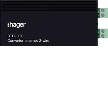 Hager RTD200X IP-till-2-trådskonverterare för porttelefonanläggningar
