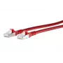 METZ CONNECT 1308451066-E 1m Cat6a S/FTP röd patchkabel