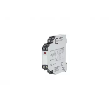 METZ CONNECT 11061913 gränssnittsrelämodul, 24 V AC spole, 1 växlande, 6 A, vit