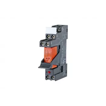 METZ CONNECT 11051005 Cat.6A skärmad RJ45 keystone-modul, verktygsfri, svart/orange
