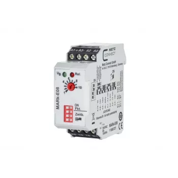 METZ Connect 11065727 MARk-E08 multifunktionellt tidsrelä 24 V AC/DC, 1 växlande kontakt