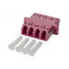 METZ BTR 15090079-I OpDAT Q-LC MM keramik OM4 Erika violett quad LC-koppling