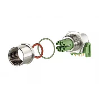 METZ CONNECT MMT471A315-0003 kretskortsuttag M12, X-kodad, 8-polig, IP67, 90° vinklad, i delar