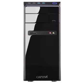 Captiva R10-3529 Business-/Office-stationär dator (AMD Ryzen 5 3400G, 8GB, 250GB SSD, Wi-Fi, Windows 11 Pro)