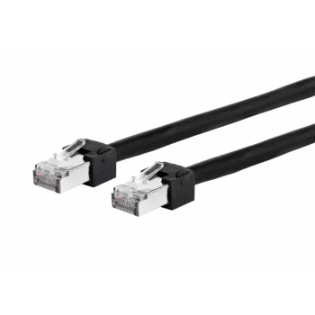 METZ CONNECT 13084V1500-E Cat6 S/FTP nätverkskabel, RJ45, 1,5 m, svart