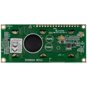 JOY-IT COM-OLED16X2 16x2 OLED-displaymodul, vit, I2C, SSD1306, Arduino- och Raspberry Pi-kompatibel