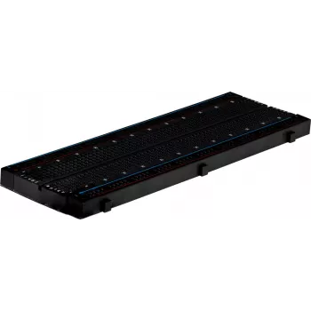 JOY-IT RB-Breadboard2-B 830 kontaktpunkter lödningsfritt breadboard för Raspberry Pi och elektronikprototypning – svart