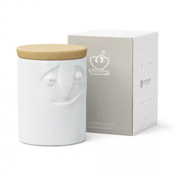 FIFTYEIGHT PRODUCTS Charmant porslinsförvaringsburk 1700 ml vit