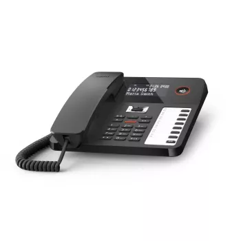 Gigaset DESK 800A svart sladdbunden bords telefon med telefonsvarare