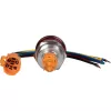 JOY-IT Button22NA-01 nödstoppsknapp, mekanisk låsning, röd/grön, Ø22 mm, IP67, IK10