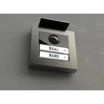 M-E MODERN-ELECTRONICS VDV-2020 A videointerfonsystem med RFID, trådbundet, antracitfärgad utomhusenhet (41267)