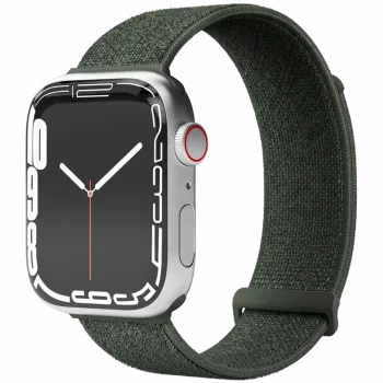 VONMÄHLEN Fitness Loop 2 armband för Apple Watch 44mm, 45mm, 49mm – oliv
