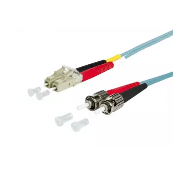 METZ BTR NETCOM 151J1JOAO50E LC/ST OM3 Duplex fiberoptisk patchkabel, 50/125, 5 m