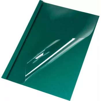 LMG termobindemapp A4 grön linne 2 mm rygg 50-pack BMDLEM-GR-R2