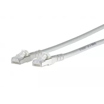 METZ BTR 1308450288-E Cat.6A S/FTP LSZH patchkabel, 0,2 m, vit
