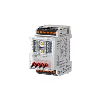 METZ BMT-F-DO4 BACnet MS/TP fältenhet med 4 reläutgångar, 4 universella ingångar, 2 analoga utgångar, RS485, DIN-skenemontering, 24V AC/DC 110886132170