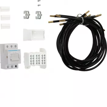 HAGER univers Z 1-Zp.-PV bestyckningspaket ZY02PV