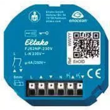 Eltako trådlös jalusie- och rullgardinsaktor FJ62NP-230V 4A/250V 30200535