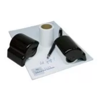 WEDO reservrulle för WEDO rollradergummi, vitt raderpapper, 70 x 53 mm, 5 st (803)