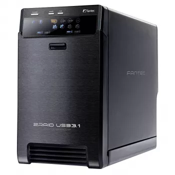 FANTEC QB-X2U31R 2-bay USB 3.1 Gen 2 RAID-kabinett 2133