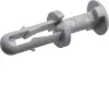 Hager L5067 spridningsnit, 6 mm borrhål, 3-8 mm klämtjocklek, halogenfri, grå