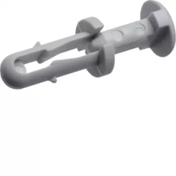 Hager L5067 spridningsnit, 6 mm borrhål, 3-8 mm klämtjocklek, halogenfri, grå