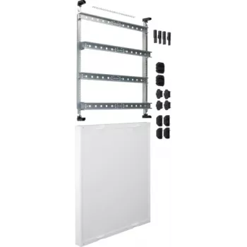 HAGER UD42A1 monteringsplatta 600x500mm för klämmblock, galvaniserat stål