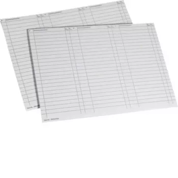 HAGER uniZ ZZ90A markeringsark A4 vit 10 blad